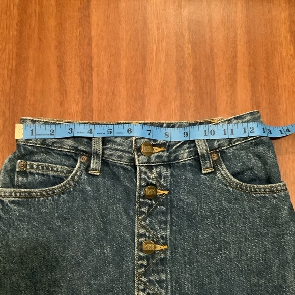 Lee vintage modern high rise midi skirt size 26 - Picture 2 of 10